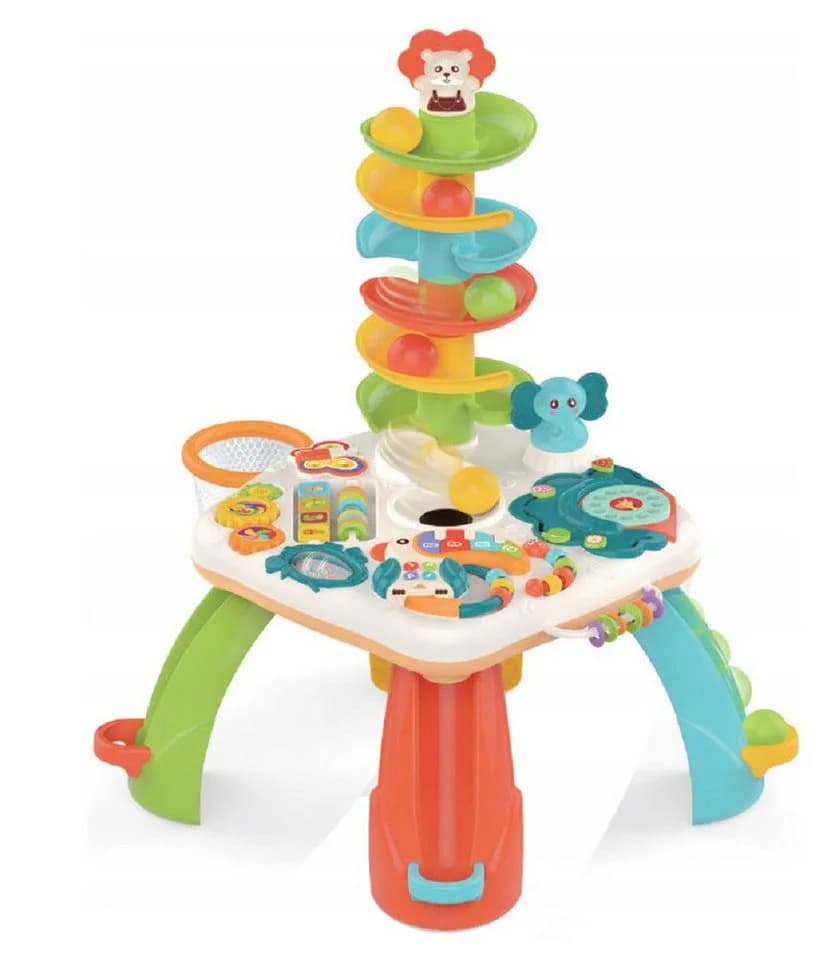 COIL Spieltisch Ball Safari Interaktiver Lerntisch mit Kugelbahn