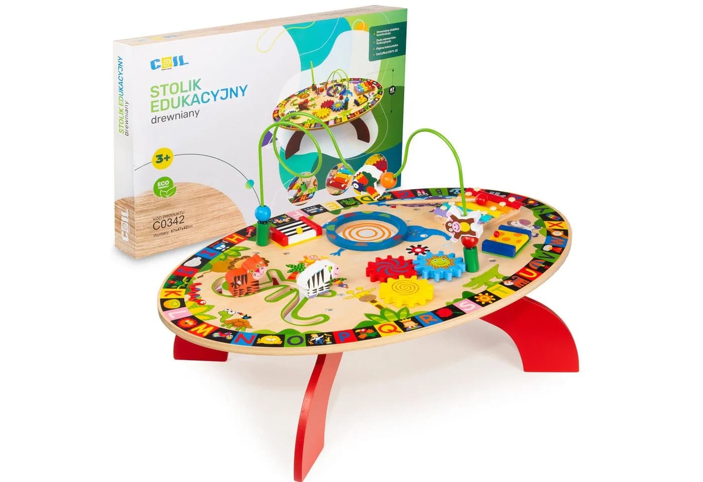 COIL Spieltisch Sensorischer Tisch Bunt ab 12 Monaten - Bild 2