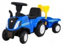 COIL Rutscherauto Kindertraktor New Holland Blau mit Licht- und Soundfunktionen Bild 1
