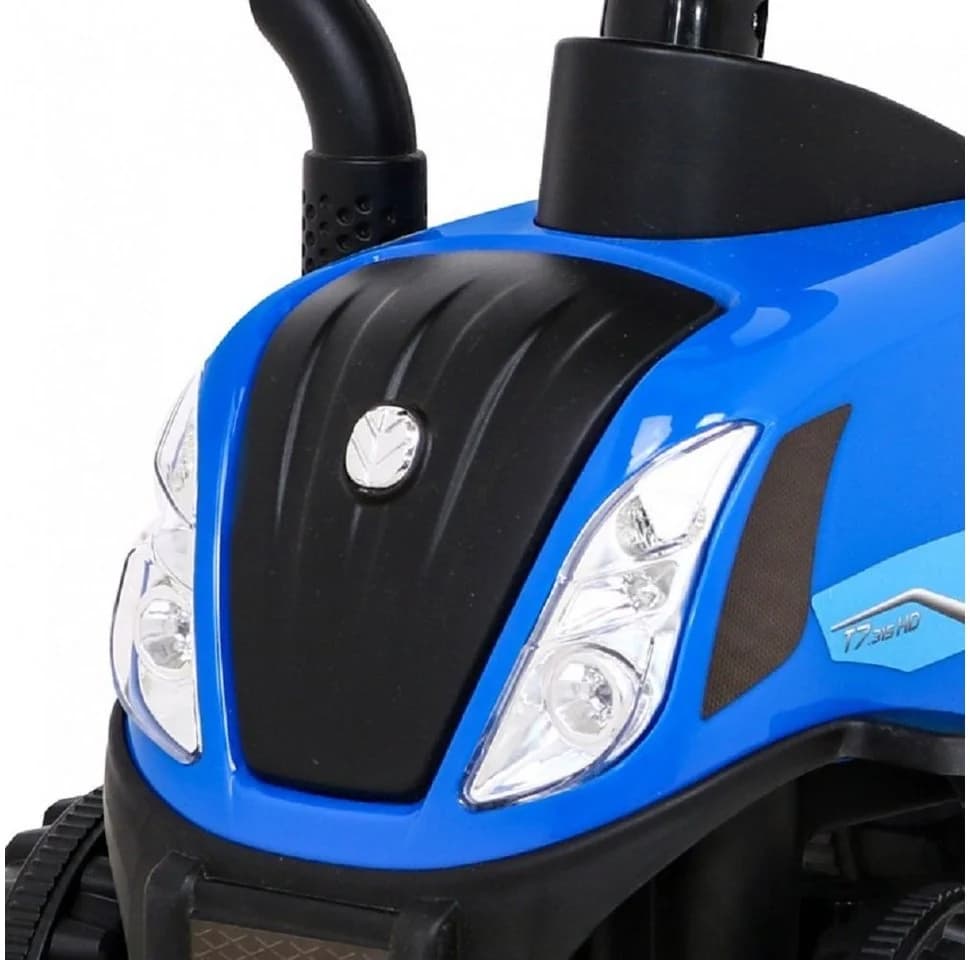 COIL Rutscherauto Kindertraktor New Holland Blau mit Licht- und Soundfunktionen - Bild 3