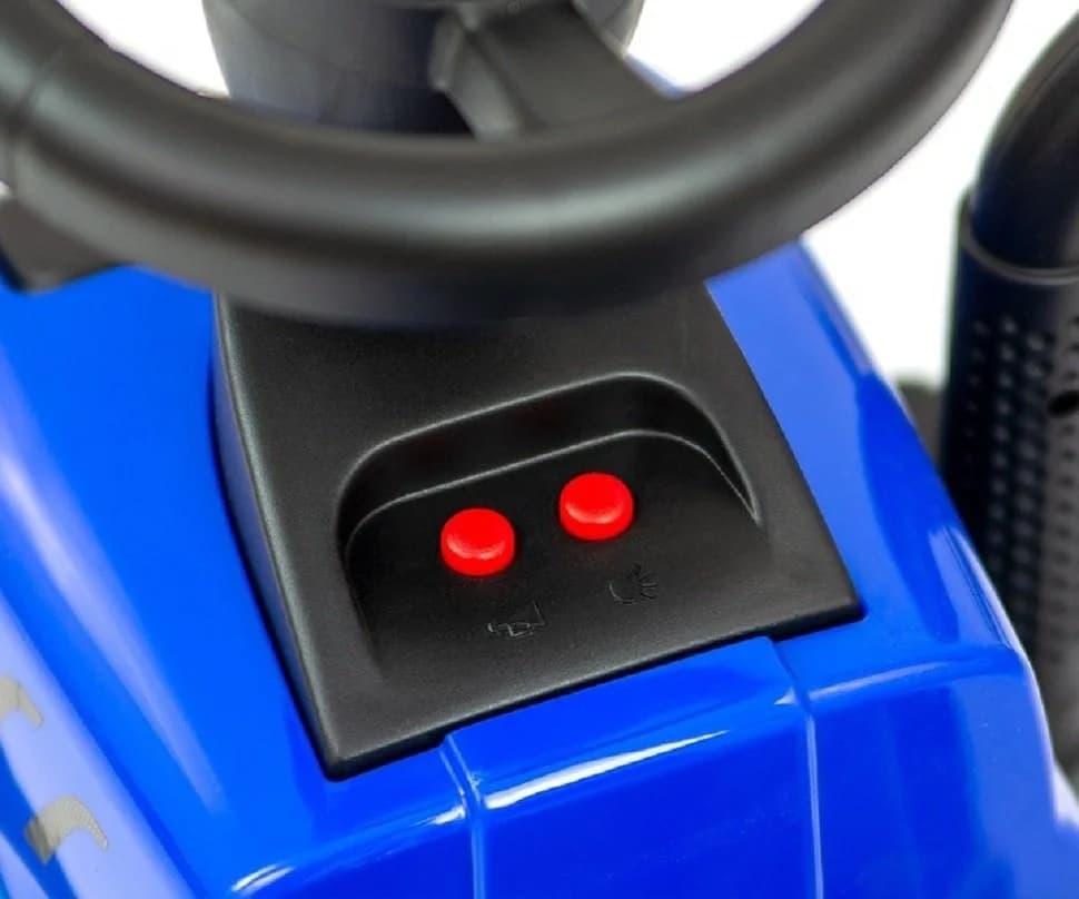 COIL Rutscherauto Kindertraktor New Holland Blau mit Licht- und Soundfunktionen - Bild 4