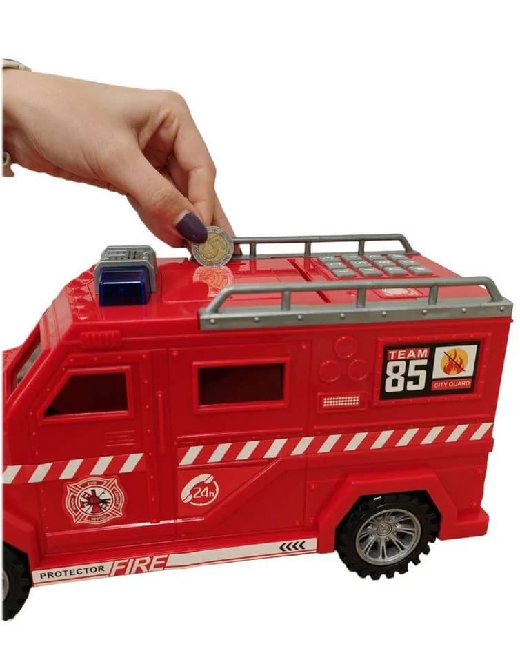 COIL Elektronisches Sparschwein Feuerwehr - Bild 4