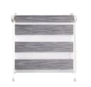 Doppelrollo Klemmfix Click 3 in 1 Stone Grau Ohne Bohren Bild 2