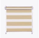 Clever-Kauf-24 Doppelrollo Klemmfix Click Beige 3-in-1 Duo-Rollo Bild 2