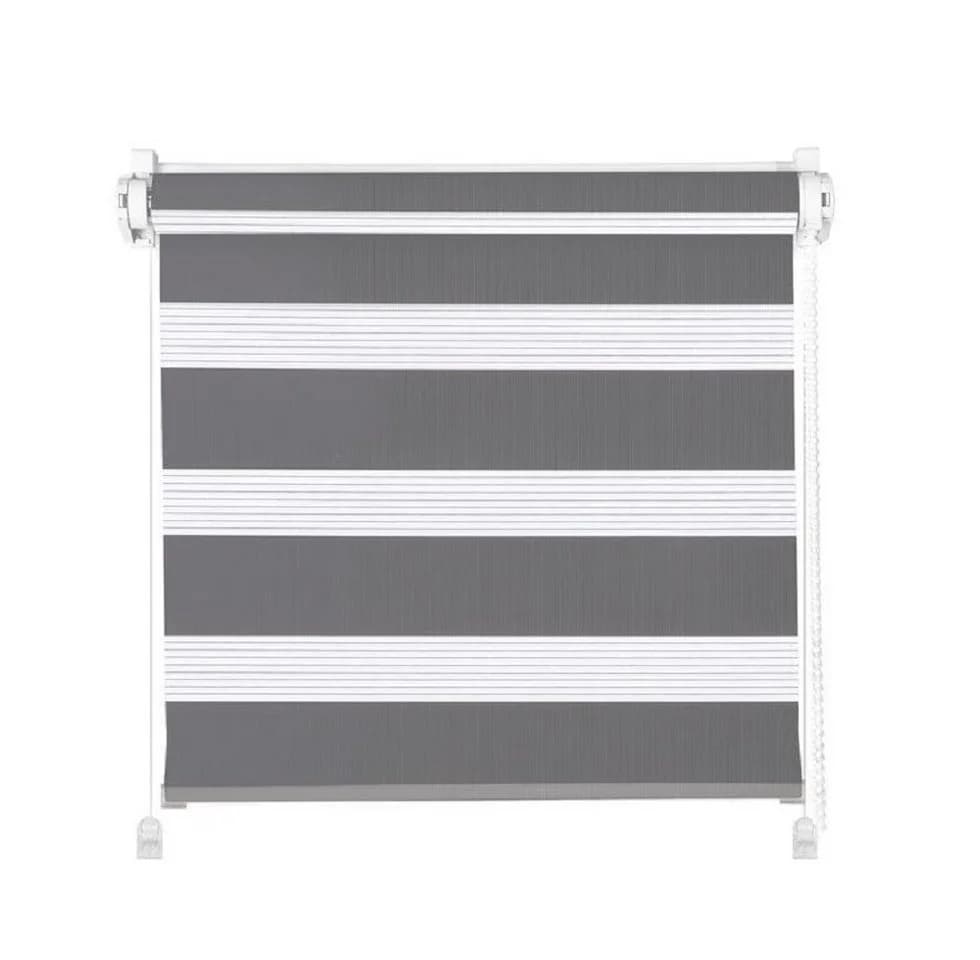 Clever-Kauf-24 Doppelrollo Klemmfix Click 3-in-1 Duo-Rollo Polyester - Bild 2