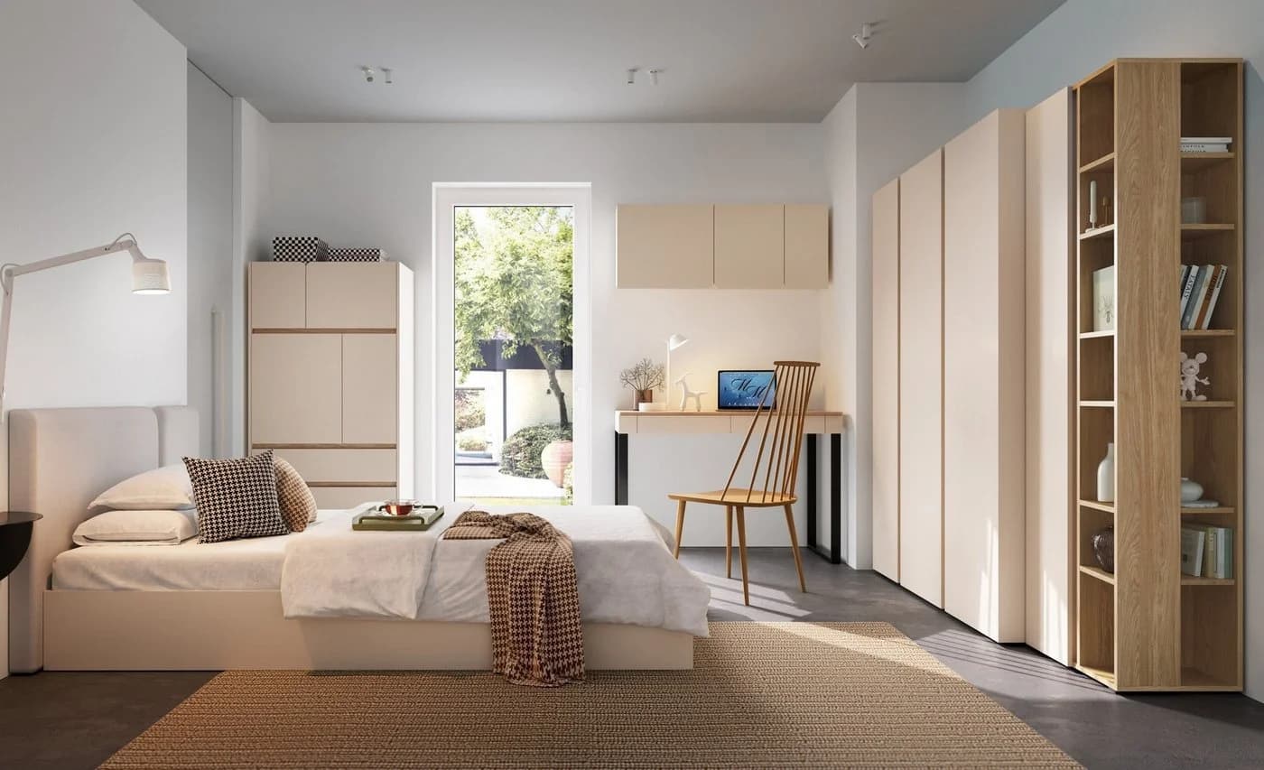 Marmex Möbel Kleiderschrank LUCA LC1 Dreitüriger mit Kleiderstangen - Bild 3