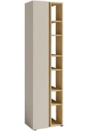 Marmex Möbel Regal LUCA LC4 1-Türig Sandbeige/Geölte Eiche Bild 2