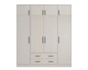 Marmex Möbel Drehtürenschrank SMART 1N/C Kleiderschrank beige/grau Bild 2