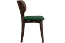 KONSIMO® Holzstuhl LYCO Set 2 St. Walnuss Massivholz Veloursitz Bild 4