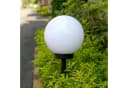 GreenBlue Gartenstrahler GB121 LED Solar Kugelleuchte Weiss Bild 3