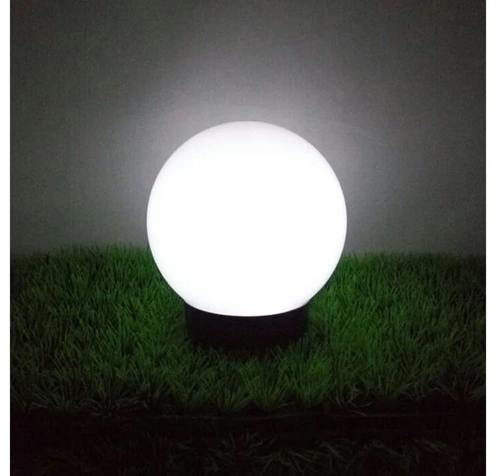 GreenBlue Gartenstrahler GB121 LED Solar Kugelleuchte Weiss - Bild 5