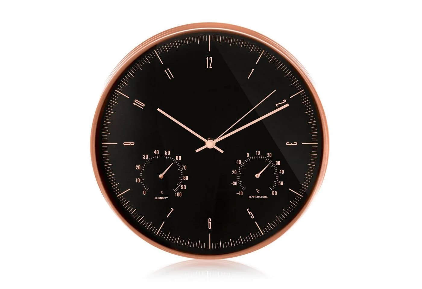 CentrumElektroniki Wanduhr CE70 G mit Thermometer und Hygrometer