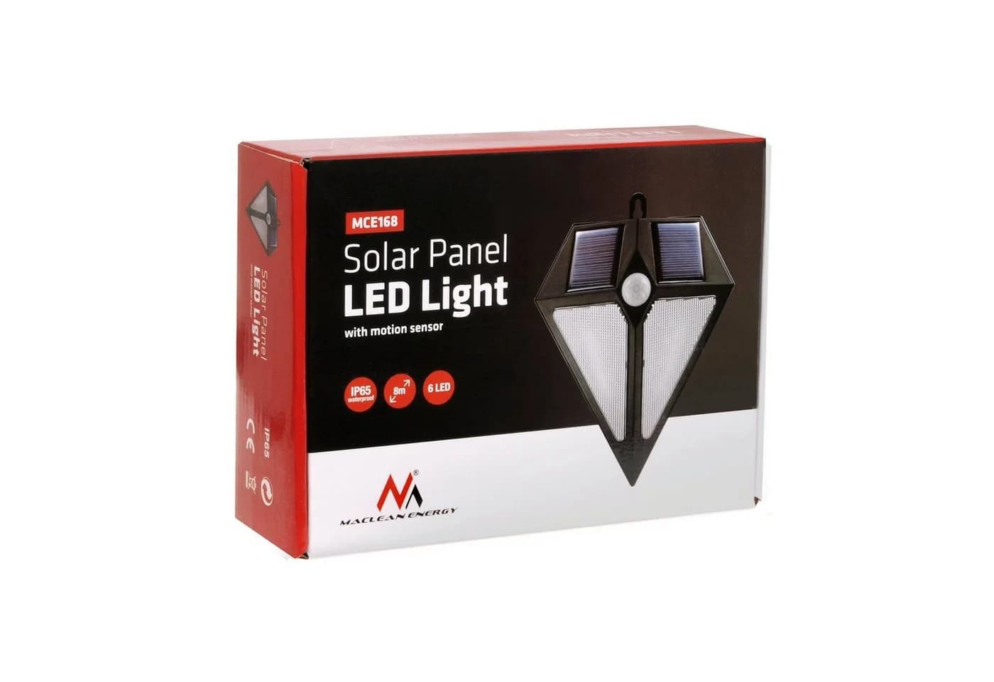 Maclean LED Solarleuchte MCE168 Schwarz mit Bewegungssensor - Bild 5