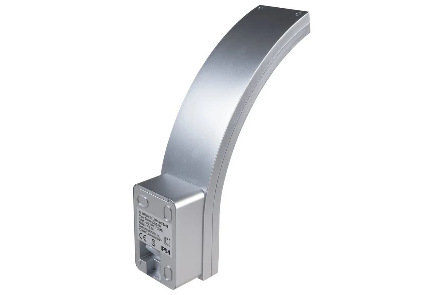 Maclean LED Außen-Wandleuchte MCE244 Silber Bewegungssensor IP54 - Bild 5