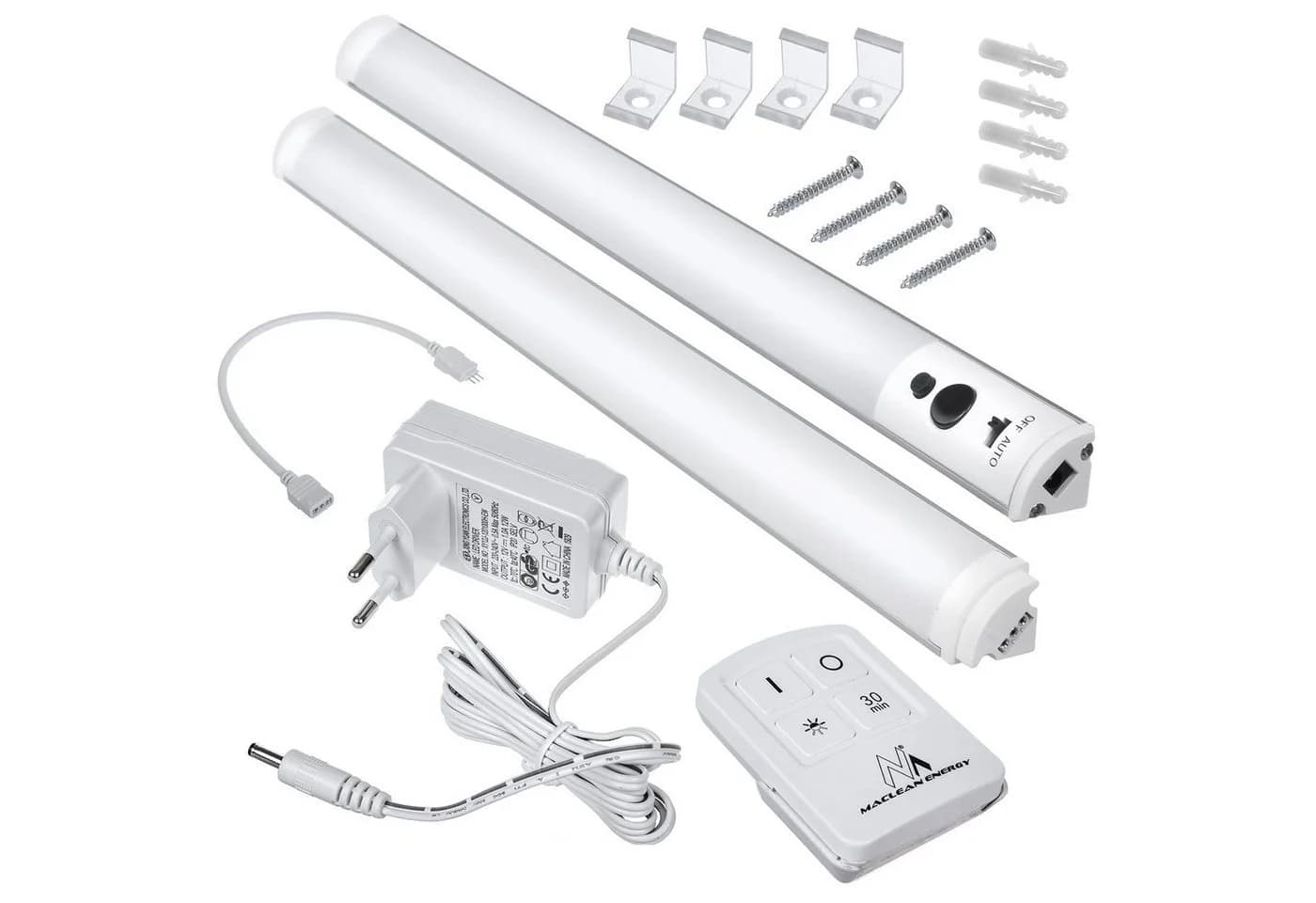Maclean LED Unterbauleuchte MCE245 2-Modul Set Kaltweiß Fernbedienung - Bild 2