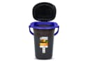 GreenBlue Campingtoilette GB320 Tragbarer Toiletten-Eimer 19L Schwarz-Blau Bild 1