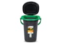 GreenBlue Campingtoilette GB320 Tragbarer Toiletten-Eimer 19L Schwarz-Grün Bild 1