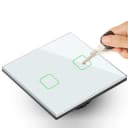 Maclean Touch-Lichtschalter MCE703 Weiß Gehärtetes Glas Bild 3