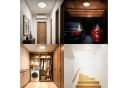 Maclean Deckenleuchte MCE324 für 2 LED-Birnen mit E27-Gewinde Bewegungssensor Ø 23 cm, ohne Leuchtmittel, Runde Deckenlampe 360 ° IP20 Intelligente Beleuchtung für Ihr Zuhause Bild 4