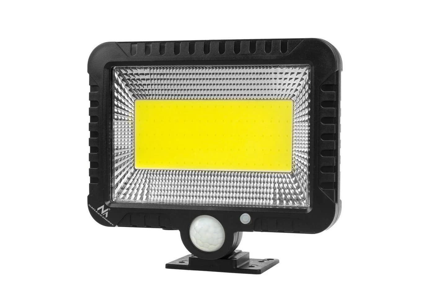 Maclean LED Solarleuchte MCE438 Schwarz mit Bewegungssensor