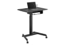 Maclean MC-903B Sitz-Steh Schreibtisch mit Schublade und Rollen Bild 2