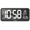 GreenBlue Digitale Wanduhr GB214 mit Temperatursensor und Alarm Bild 1