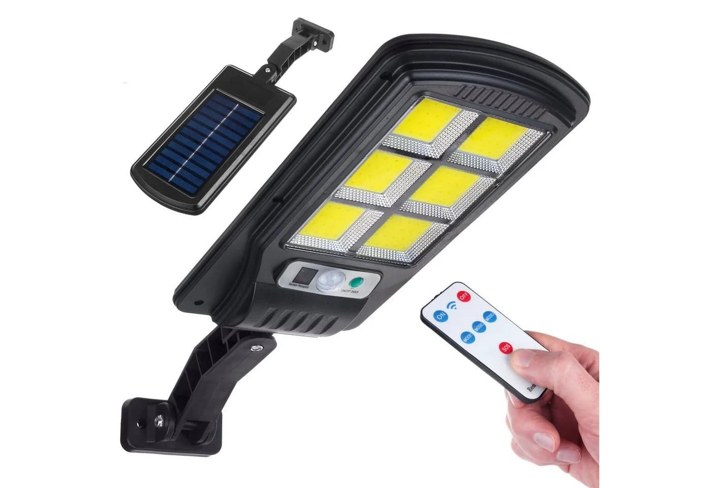 Maclean LED Solarleuchte MCE446 Kaltweiß Solar Straßenlampe mit Bewegungssensor - Bild 2