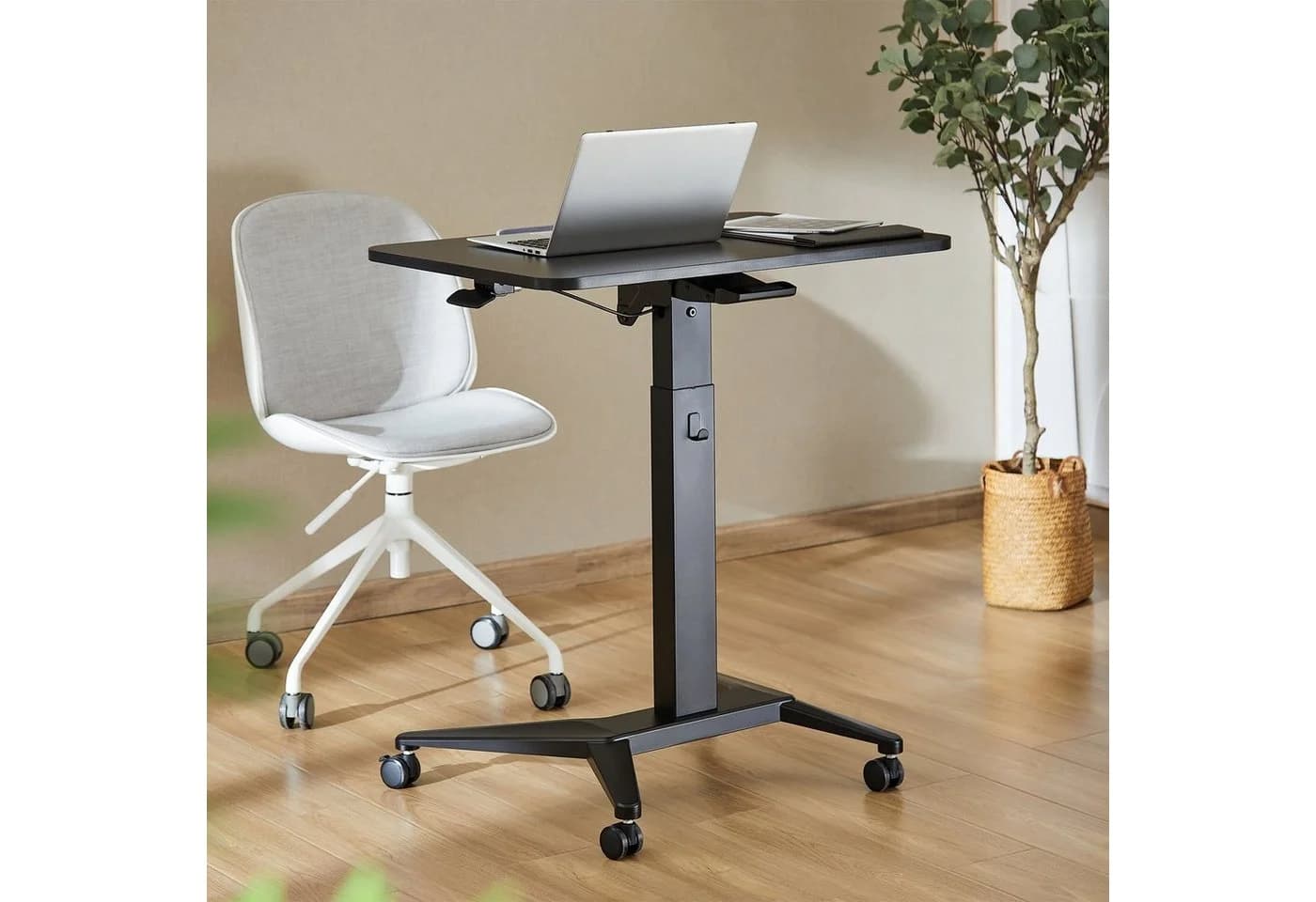 Maclean MC-453 Mobiler Laptop-Schreibtisch Schwarz Höhenverstellbar - Bild 5
