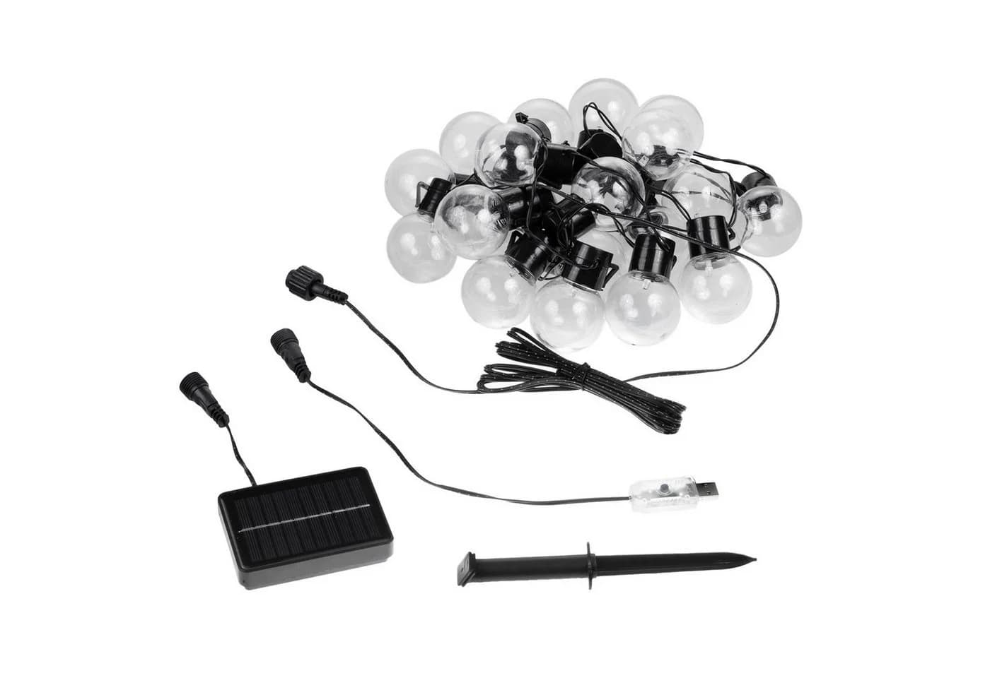 Maclean LED-Girlande MCE424 2-in-1 Lichterkette 7m
