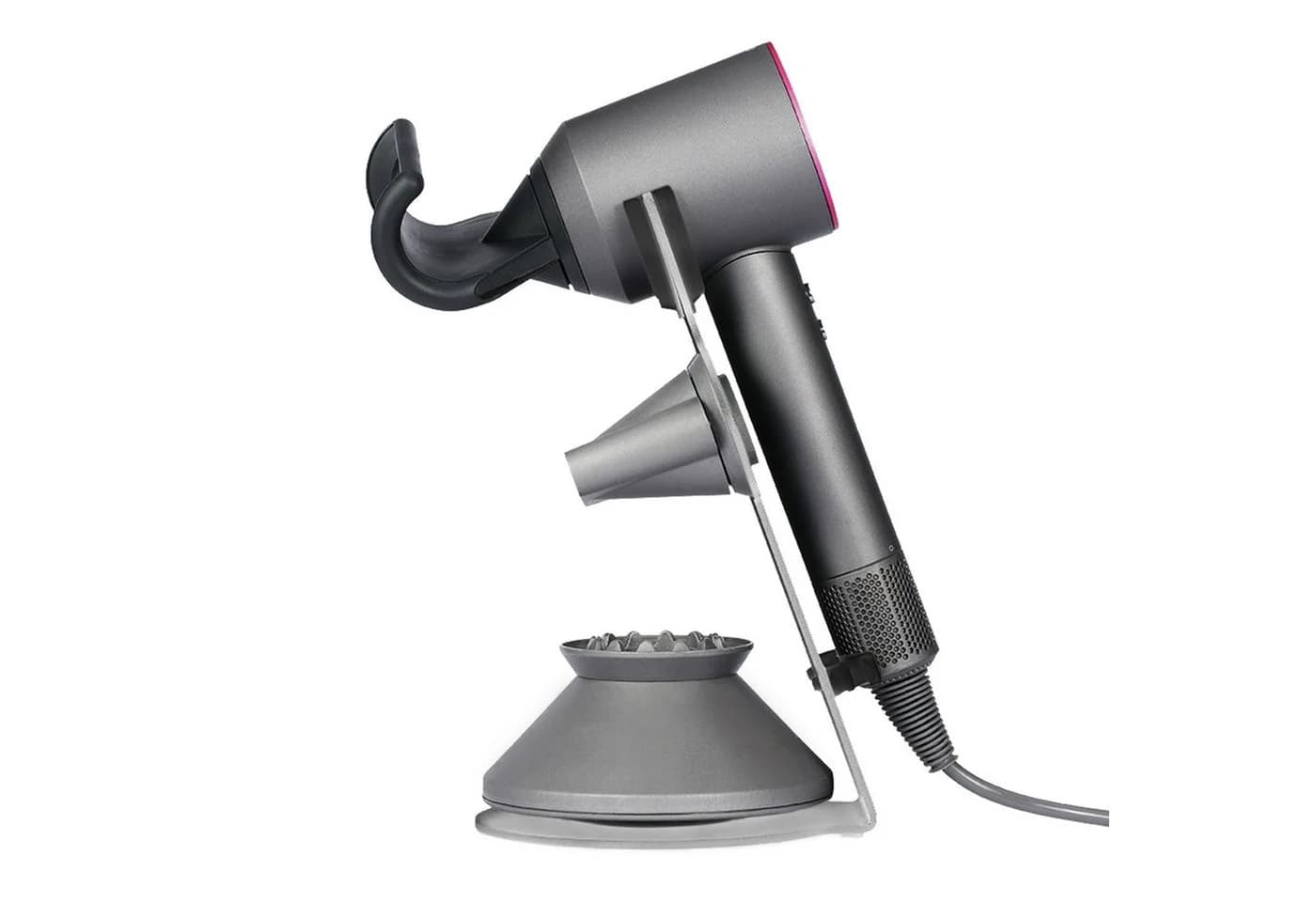 Maclean Haartrocknerhalter MC-973 Schwarz für Supersonic - Bild 3