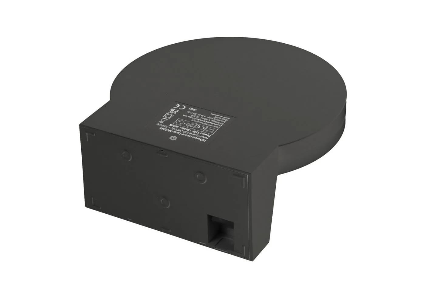 Maclean Außen-Wandleuchte MCE344 Grau mit Bewegungsmelder IP65