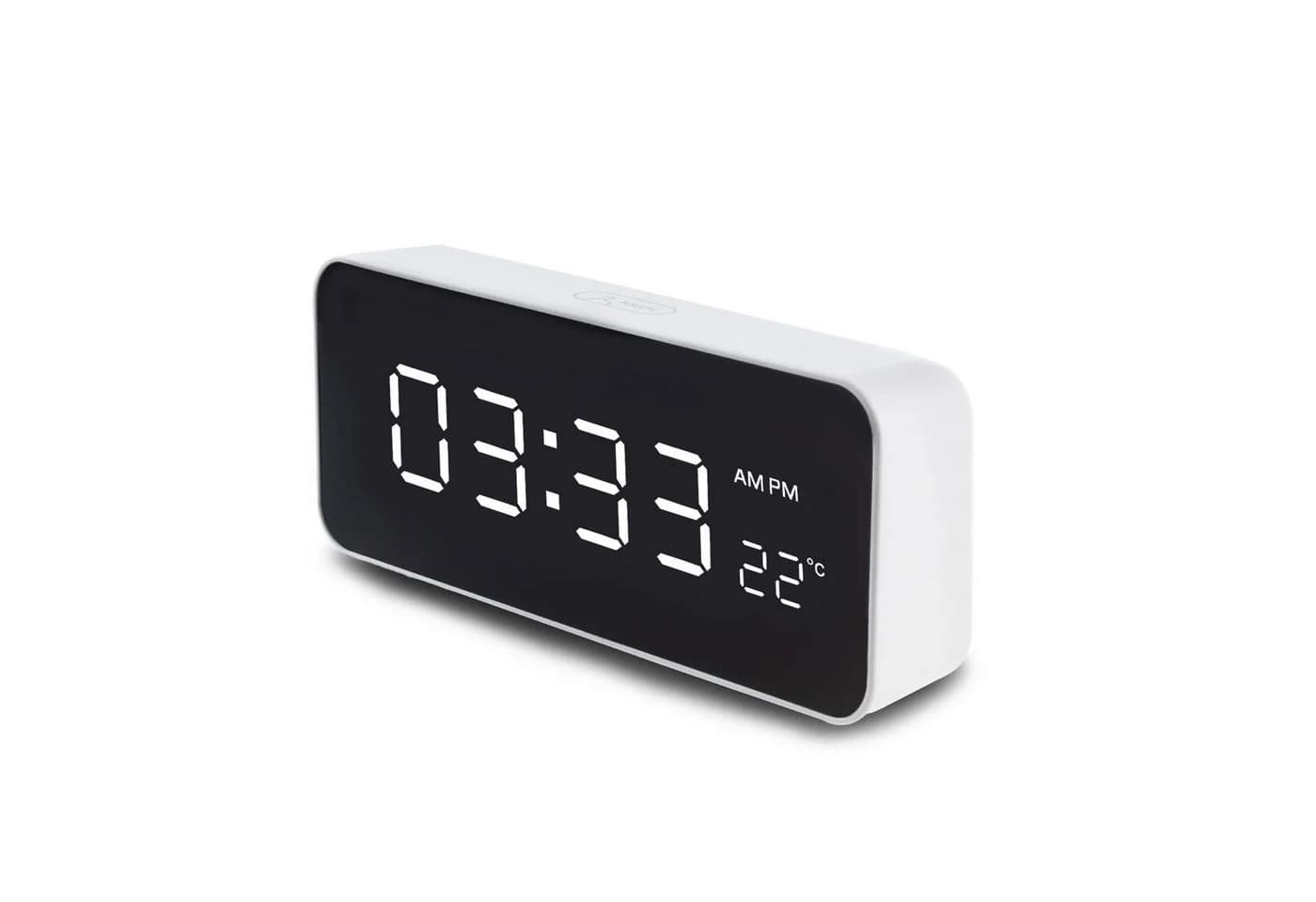 GreenBlue Wecker GB397 mit Thermometer und USB-Stromversorgung Weiß - Bild 2