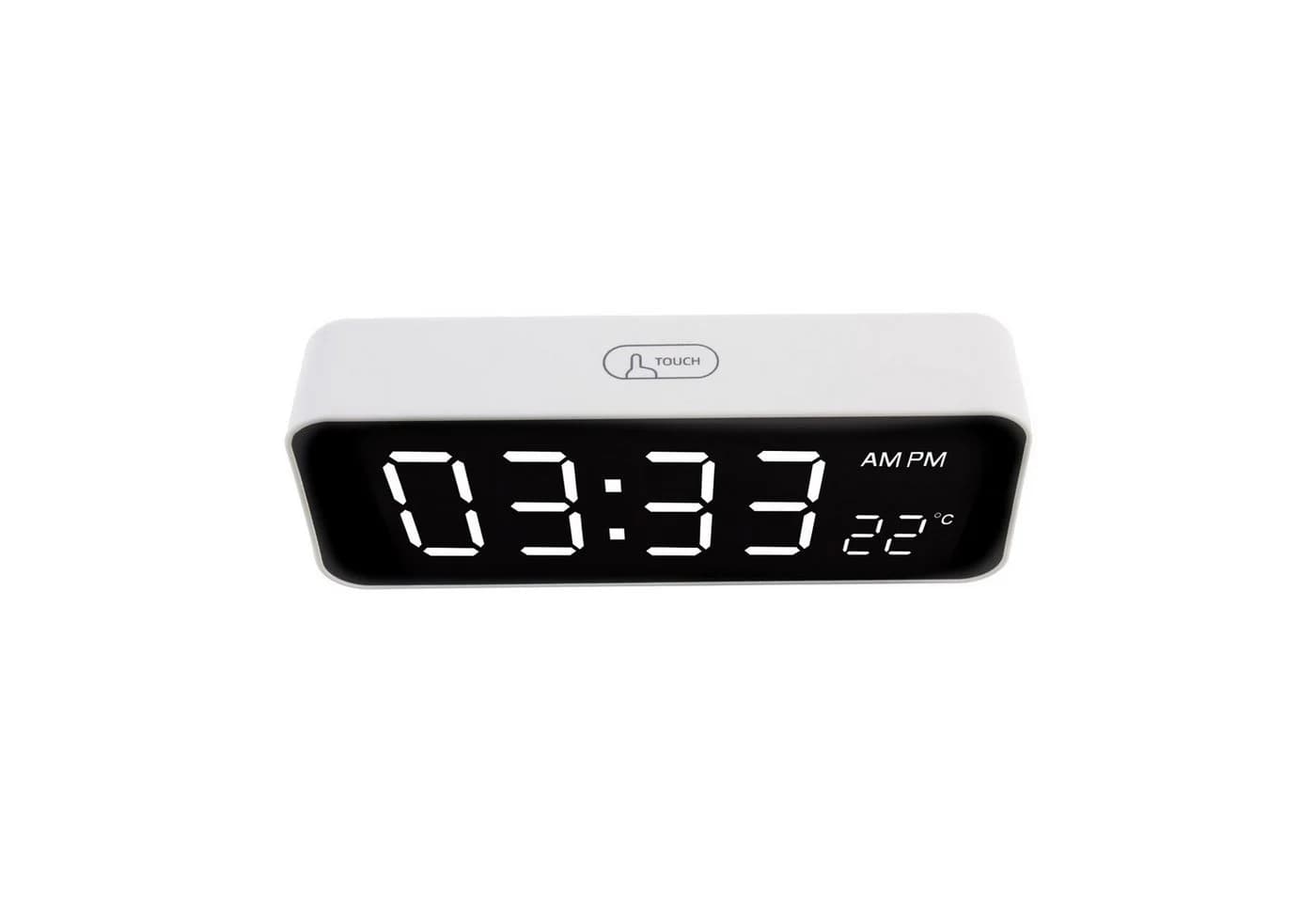 GreenBlue Wecker GB397 mit Thermometer und USB-Stromversorgung Weiß - Bild 3
