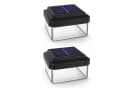 GreenBlue LED Gartenleuchte Solarmastleuchte für Zaun Outdoor geeignet, LED fest integriert, Warmweiß Bild 2