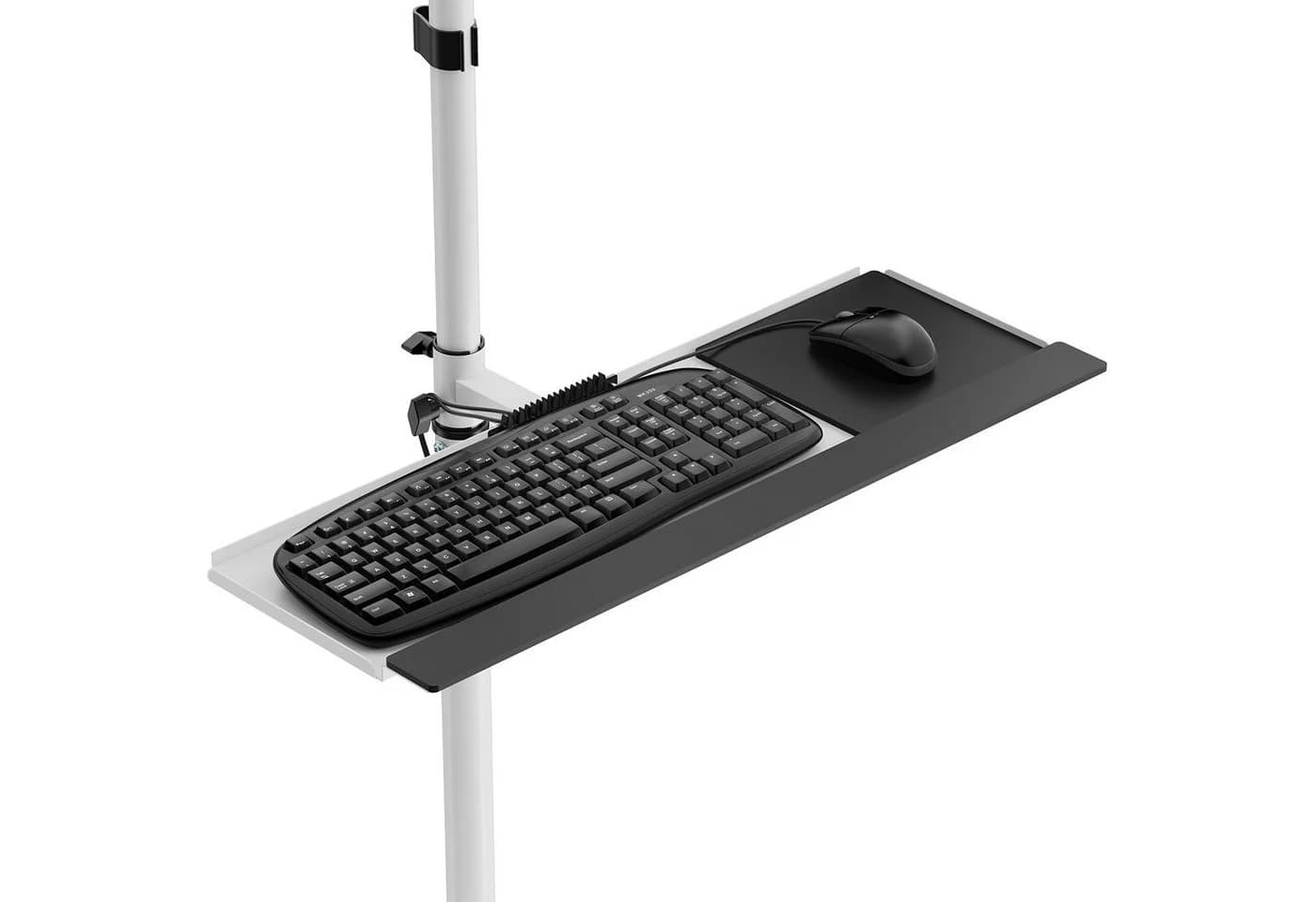 Maclean Arbeitstisch MC-793 Mobiler Computerarbeitsplatz Weiß - Bild 4