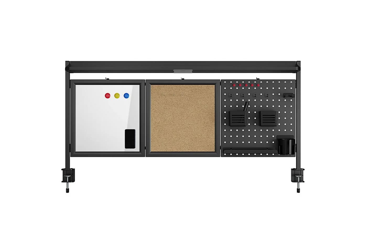 Ergo Office ER-300 Schreibtisch-Organizer mit Korkplatte und Magnetplatte - Bild 5