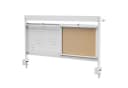 Ergo Office Tafel ER-301 Schreibtischaufteiler mit Magnettafeln, max. Belastung 10kg, weiße Tafel Bild 4