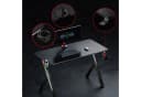 NanoRS Gamingtisch RS101 Schwarz mit Kopfhörer- und Becherhalter Bild 3