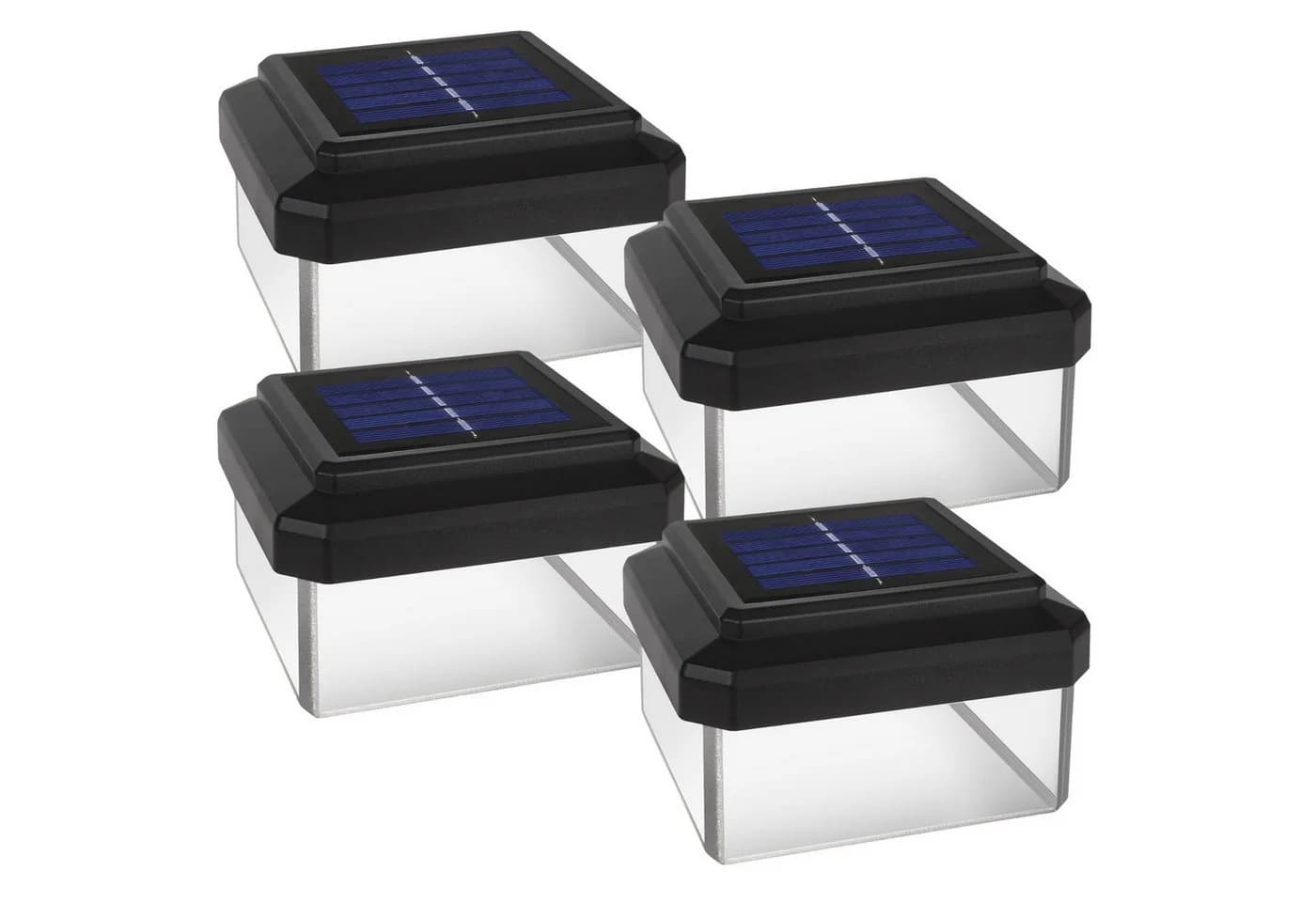 GreenBlue Solarleuchte LED Gartenleuchte Warmweiß Schwarz - Bild 2