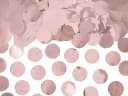 partydeco Streudeko Konfetti Kreise 2,5cm 15g roségold Bild 2