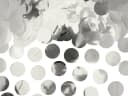 partydeco Streudeko Konfetti Kreise Silber 2,5cm 15g Bild 2