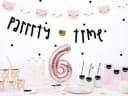 partydeco Papierspitztüten 6er Set mit Katzen Aufklebern Rosa Schwarz Bild 4