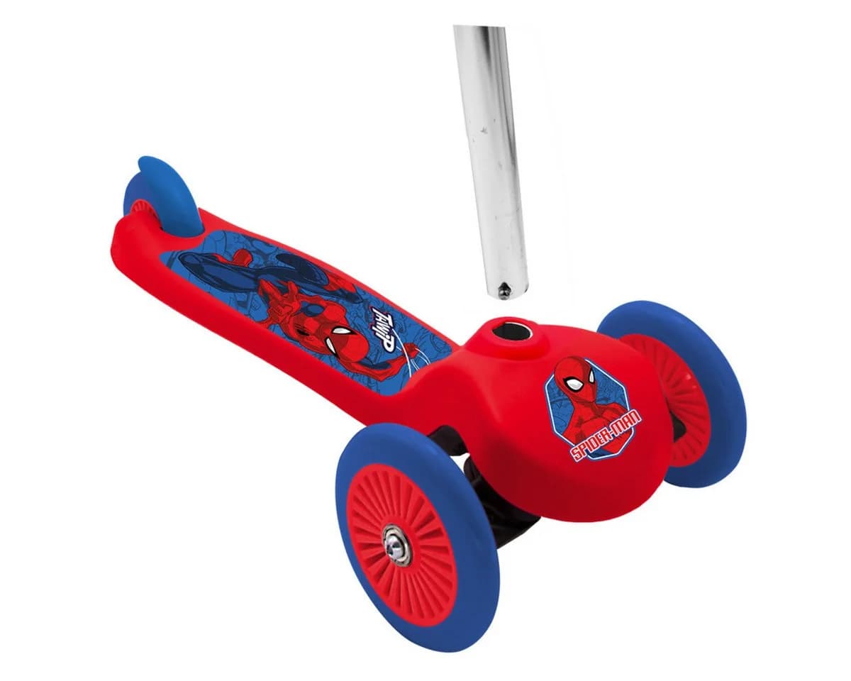 Seven Polska Dreirad Spiderman 3 Wheels Scooter Kinder Balance Roller Rot Blau