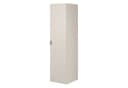 Selsey Kleiderschrank MOONIR Grau mit geriffelten Fronten und goldenen Griffen Bild 5