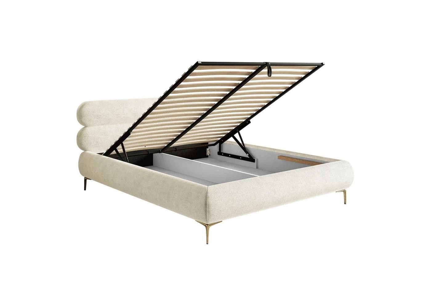 Selsey Polsterbett ROULE mit Bettkasten und Chenille-Bezug - Bild 5