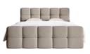 Selsey Boxbett CLOUDY mit Matratze, Topper, Bettkasten und Bouclé-Bezug in Grau Bild 3