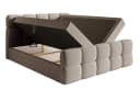 Selsey Boxbett CLOUDY mit Matratze, Topper, Bettkasten und Bouclé-Bezug in Grau Bild 4
