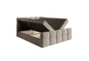 Selsey Boxbett CLOUDY mit Matratze, Topper, Bettkasten und Bouclé-Bezug Grau Bild 4