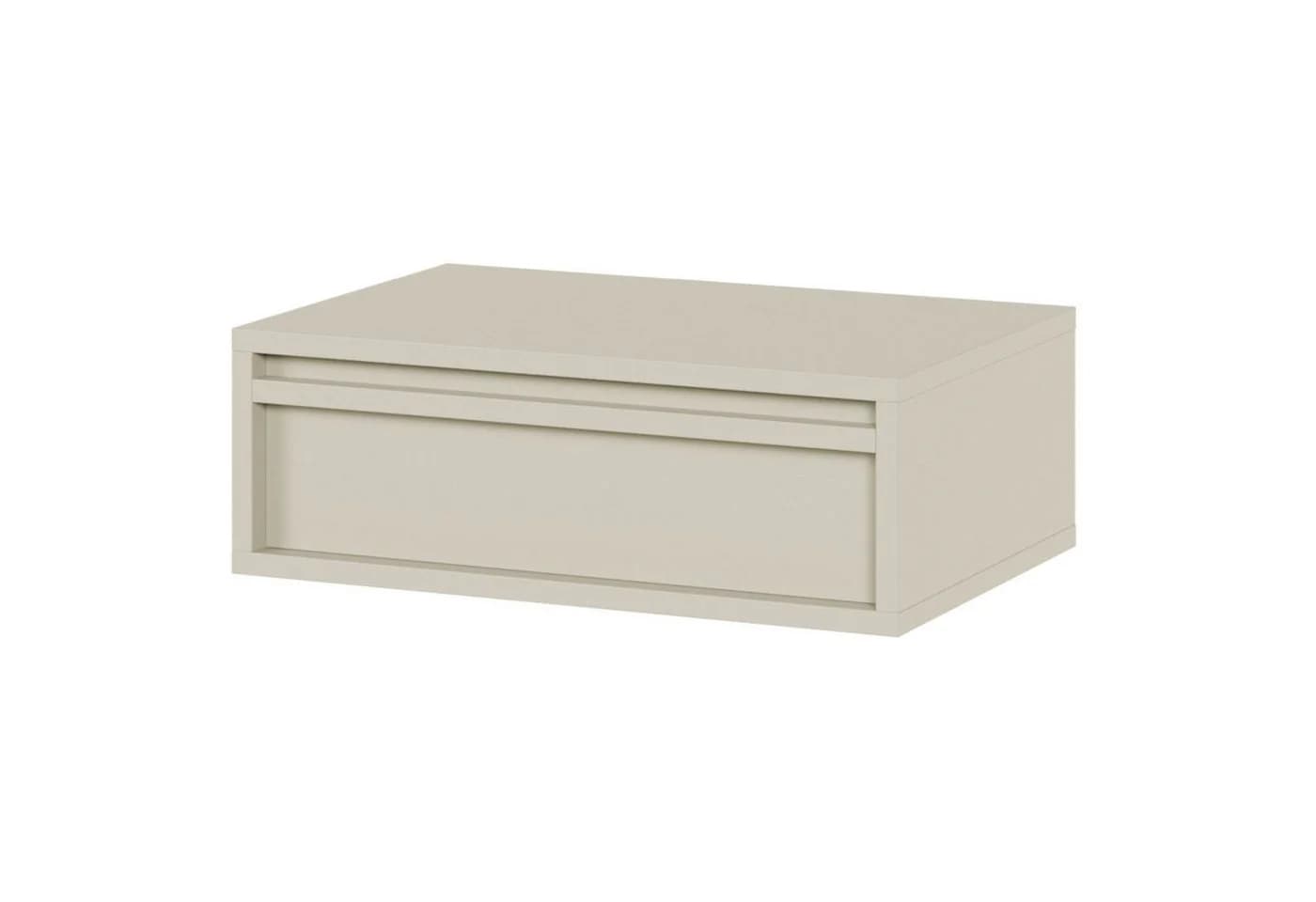 Selsey Nachttisch EVO Wandhängend Grifflose Schublade Greige - Bild 3