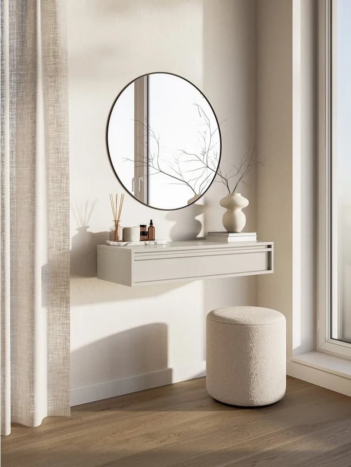 Selsey Konsolentisch EVO hängend mit Schublade Grau/Beige